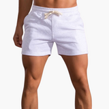 Bequeme Herren Freizeit Shorts - Luftig & Stylisch für Heiße Tage – Weiß