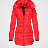 Wintermantel für damen – abigail – Rot