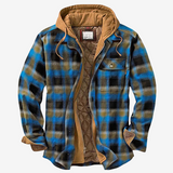 Emanuel™ - Klassische Karierte Premiumjacke – Blau / Braun