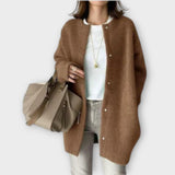 Marlena | Stilvoller Cardigan – Braun