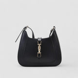 Vintage Schultertasche Damen – Vegan Leder & Retro Look – Schwarz
