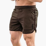 Schnelltrocknende Badeshorts - Herren Schwimmshorts mit Stretch – Kaffee