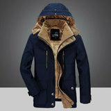 Magnus – Die ultimative Winterjacke für Herren, die Stil & Wärme vereint – Blau