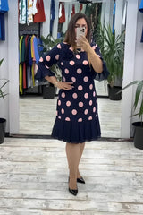 Taisra - Softtouch-Midikleid – Pink