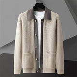 Davin – Vintage-inspirierte Strickjacke für zeitlose Eleganz – Beige