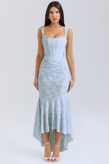 Amira | Maxikleid – Hellblau