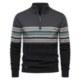 JUDE | Hochwertiger Pullover mit Retro-Kassetten – Grau