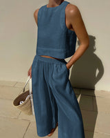 La Luna - Zweiteiliges Set – Blau