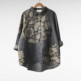 Yarelda - Luftige Bluse – Grau