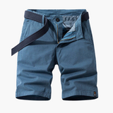 Elastische Cargo Shorts für Herren – Dunkelblau