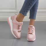 Lenora - Stilvolle und modische Damensneaker – Rosa