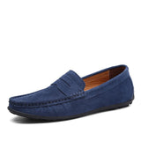 Lucas - Loafer mit Mokassinnaht – Blau