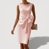 Kenya™ – Geformte Midi-kleid – Rosa