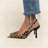 Isabriella - Damen Orthopädische High Heels mit Komfort-Einlegesohle – Leopardenprint