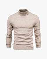 Cameron | Slim Fit Herren Rollkragen Strickpullover – Beige