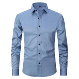 Herren Hemd | Slim Fit mit klarer Knopfleiste – Hellblau