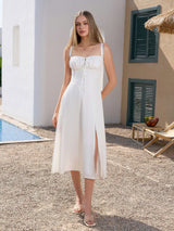 Lena | Elegantes Sommerkleid – Wit