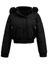 Soryn - Isolierte Steppjacke – Schwarz