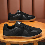 Daniel | Men's bequeme und vielseitige Herren Freizeitschuhe – Schwarz