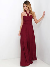 Serene - Umwandelbares Maxikleid – Weinrot