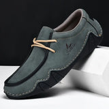 Bastos - Handgefertigte Leder Loafer – Dunkelgrün