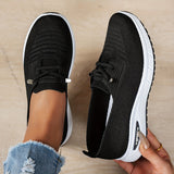 Olympe - Moderner Leichter Sneaker Mit Weicher Sohle – Schwarz