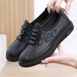 Natania – Orthopädische Lederschuhe – Schwarz