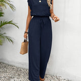 Noémie  | Elegantes Ensemble – Marineblau