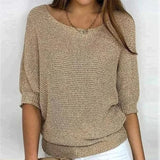Kelora - Leichter Pullover mit weichem Griff – Beige