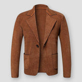 Strickblazer für Herren | Perfekt für alle Jahreszeiten – Braun