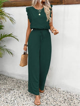 Noémie  | Elegantes Ensemble – Dunkel Tannenbaumgrün