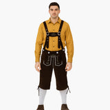 Besticktes Trachten Outfit mit Hemd für Herren - Oktoberfest 2025 – Gelb
