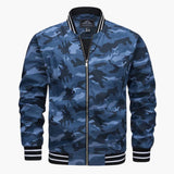 Leichter Windbreaker für Herren – Blaue Tarnung