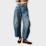 Anett | Locker sitzende Komfort-Jeans – Blau