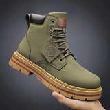 Charly - robuste herrenschuhe – Grün