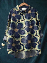Sarah | Blumenmuster Peasant Bluse – Blumenmuster 2