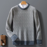 Jamie - Winterpullover für Männer mit unübertroffenem Komfort – Grau