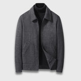 Julian | Zeitlose und elegante Jacke – Dunkelgrau