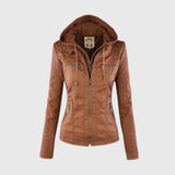 Abigail | Schicke & kuschelige Jacke – Hellbraun