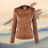 Paula™ - Die vegane Jacke – Hellbraun