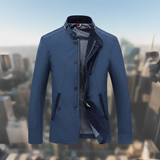 KELVYN - Die elegante und einzigartige Jacke – Blau