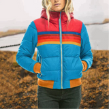 Hesterr – Plüschjacke für Damen – Hellblau