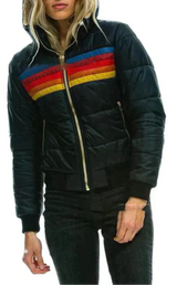 Hesterr – Plüschjacke für Damen – Schwarz
