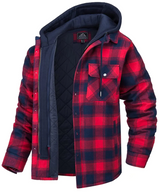 Redmund - Herren Freizeitjacke für den Alltag – Rot