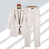 Esmahan – Elegantes Kostüm Set – Beige