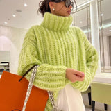 ARIANNE™ | STRICKPULLOVER – Grün