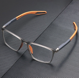 Ultraleichte Herren-Lese-Brille mit Blaulichtschutz - Orlando – Orange