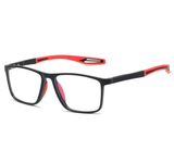 Ultraleichte Herren-Lese-Brille mit Blaulichtschutz - Orlando – Rot