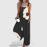 Cindy | Ärmelloser Jumpsuit – Schwarz