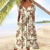 Petralia - Soft-Touch Midi-Kleid – Mehrfarbig